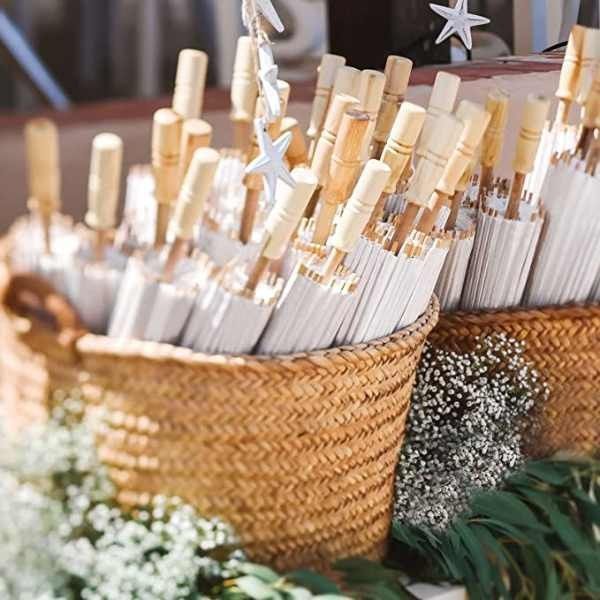 ♥ Parasol Bambú Boda