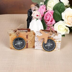 ♥ Brújulas Vintage en Maleta Boda ♥ Brújulas Vintage en Maleta Boda