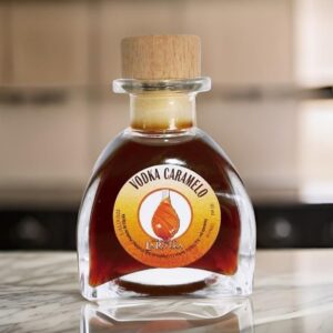 ♥ Botella Licor Vodka Caramelo 50ML Boda ♥ Botella Licor Vodka Caramelo 50ML Boda