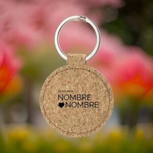 ♥ Llavero Corcho Boda Personalizado ♥ Llavero Corcho Boda Personalizado