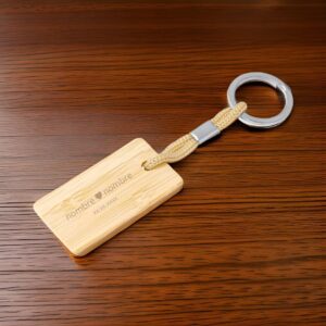 ♥ Llavero Bambú Nootka Boda Personalizado ♥ Llavero Bambú Nootka Boda Personalizado