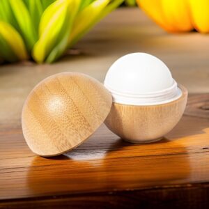 ♥ Bálsamo Labial Esfera Bambú Boda ♥ Bálsamo Labial Esfera Bambú Boda
