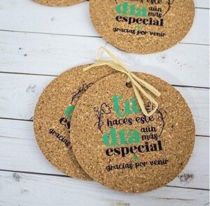 ♥ Posavasos Frase Agradecimiento Boda ♥ Posavasos Frase Agradecimiento Boda