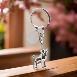 ♥ Llavero Perrito Caniche Boda ♥ Llavero Perrito Caniche Boda