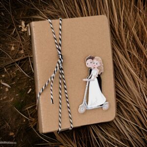 ♥ Libreta Novios Patinete Boda ♥ Libreta Novios Patinete Boda
