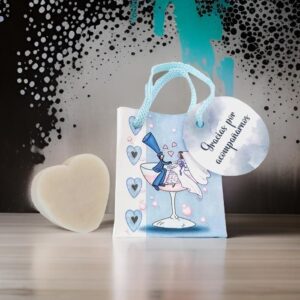 ♥ Jabón Corazón en Bolsa Boda ♥ Jabón Corazón en Bolsa Boda